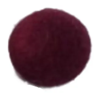 La balle en feutrine