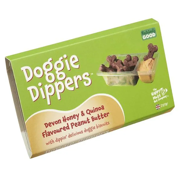 Dippers - Beurre de cacahu&egrave;te, miel et quinoa 100g