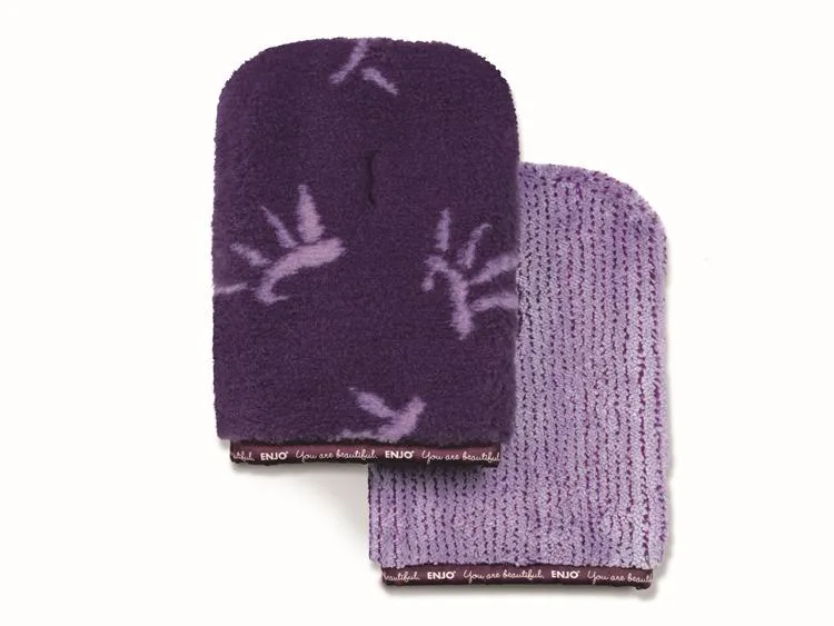 Gant duo corps lilas 
