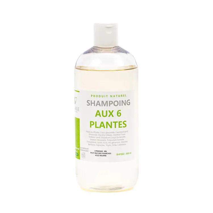 Shampoing aux 6 plantes - 500 ml