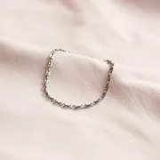 Bracelet fin chaîne ancre