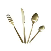Goldenes Besteck