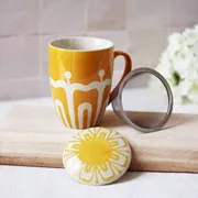 Teebecher mit Sieb 'Sunrise Aurore'