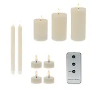 Coffret 9 bougies LED