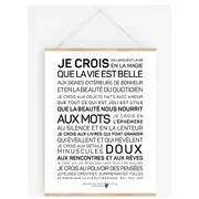 Affiche 'Je crois en l'amour'