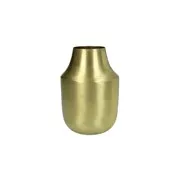 Einzelblumenvase gebürstetes Messing