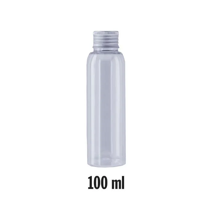 Flacon vide PET 100ml Bouchon Alu