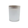 Verre à bougie 7,5cm blanc dépoli