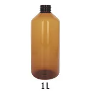 Flacon vide PET ambré 1000ml 28/410