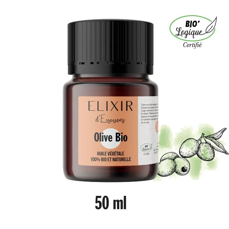 Huile végétale d'Olive BIO 50 ml