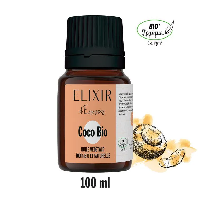 Huile végétale de Coco BIO 100 ml