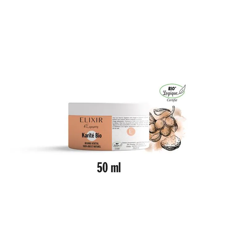 Beurre de Karit&eacute; Bio 50 ml