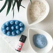 Shampoing solide cheveux gras à l'argile bleue-Ing
