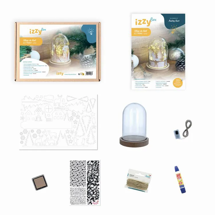 Izzy Box 'Village de No&euml;l' (Panier)