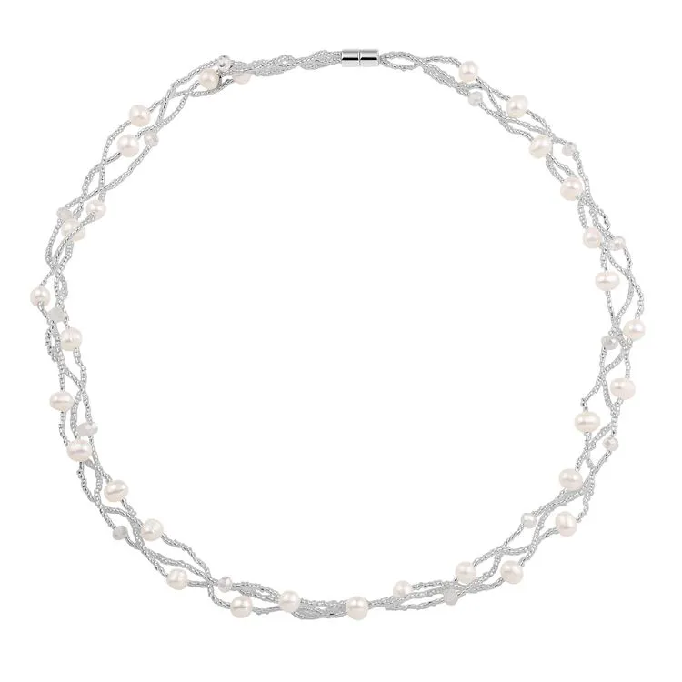 Collier AMANDINE BLANC