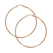 Ohrringe Hoop rose (L)