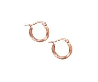 Boucles d'oreilles Ronda rose (S)