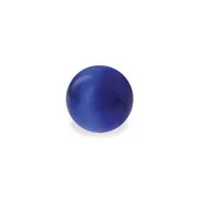 Kugelförmiger Edelstein - blau