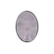 Bouton à visser quartz rose