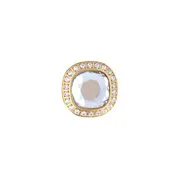 Schraubknopf  Kristall & Strass Do