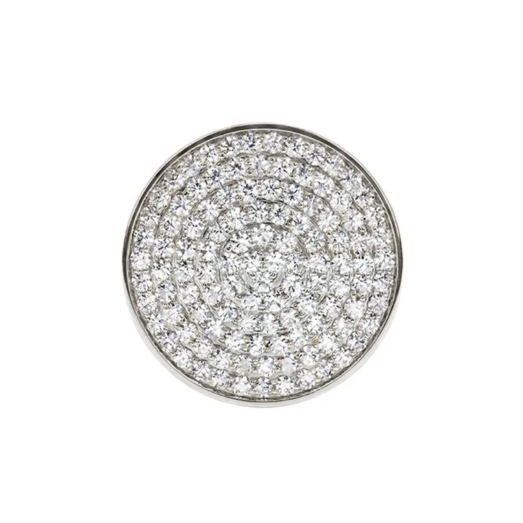 Bouton &agrave; visser cristal