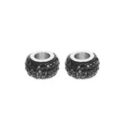 Perles cristal noir