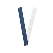 Leder Elegantes königsblau/blanc