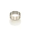 Bague anneau homme acier Tailles : 59 - 62 - 64