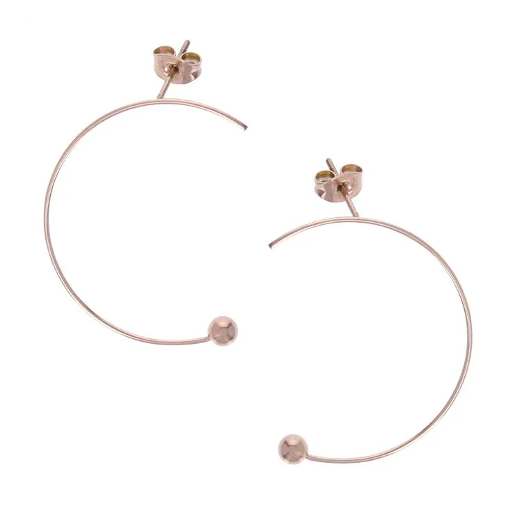 Perceuses créoles rose