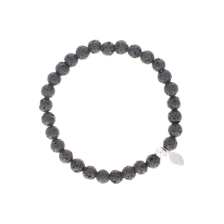 Bracelet pierre de lave,