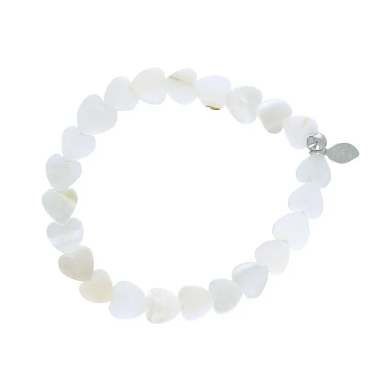 Bracelet coeur de nacre