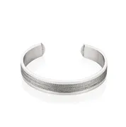 Bracelet petit jonc motif cordage pour homme