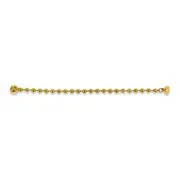 Bracelet magnétique fine bille doré 18K-21cm