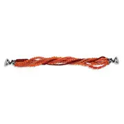 Bracelet rangs oranges