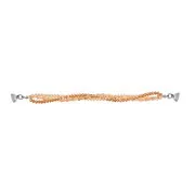 Bracelet magnétique perles moutardes