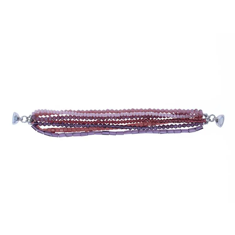 Bracelet rangs violets