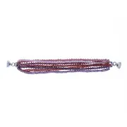 Bracelet rangs violets
