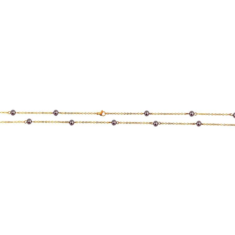 Collier Garance bordeaux