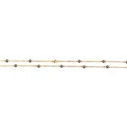 Collier Garance bordeaux