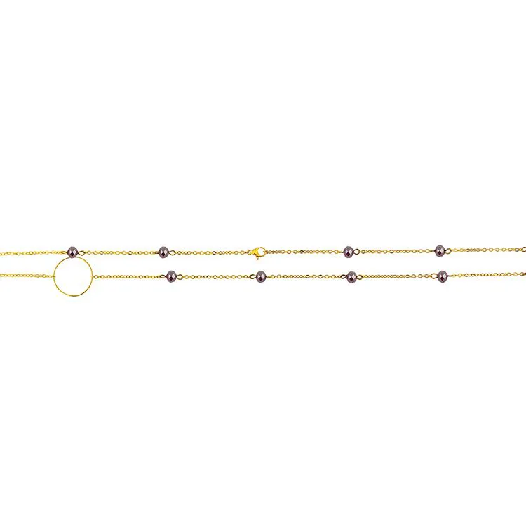 Collier Garance bordeaux