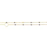 Collier Garance bordeaux