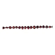 Collier de perles d'eau douce rouges 8mm