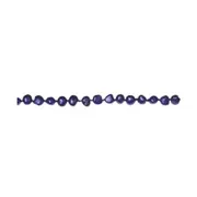 Collier de perles d'eau douce bleu marine 8mm
