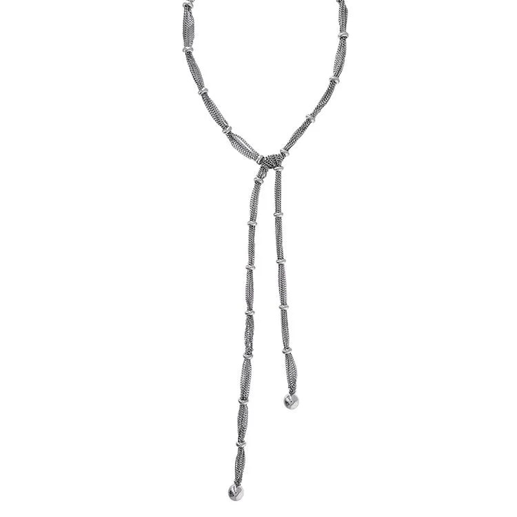 Collier écharpe chaine multiples