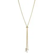 Collier octobre rose CZ