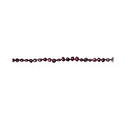 Rang grosses perles baroques Lie de vin