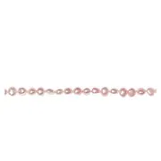 Collier grosses perles baroques roses saumon