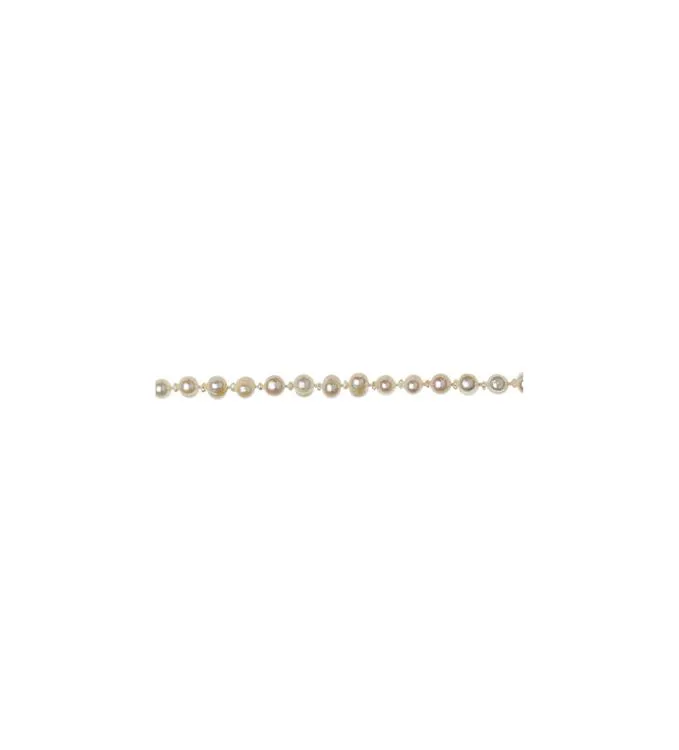 Collier de perles blanches 8 mm