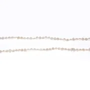 Echarpe perles baroques blanches