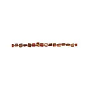 Collier brique coquillage carré